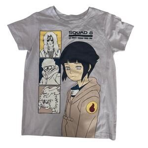 NARUTO Graphic Tee NEW Cotton Blend SS "Squad 8" Size Youth Medium